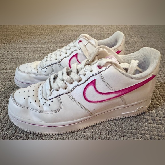 2021 Nike Woman’s Air Force 1 Low 'Airbrush Pink Gradient' - Picture 2 of 6